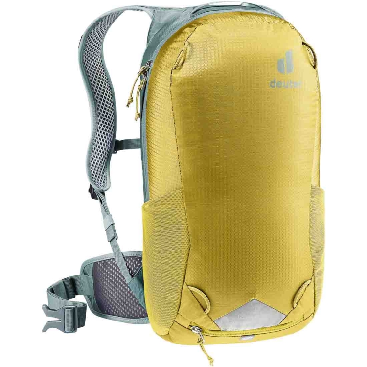 Lekki plecak rowerowy Deuter Race 12 - Turmeric-Ivy