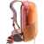 Lekki plecak rowerowy Deuter Race 12 - Chestnut-Redwood