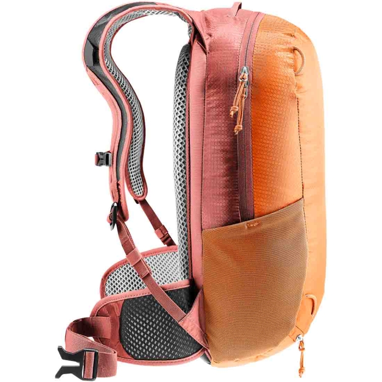 Lekki plecak rowerowy Deuter Race 12 - Chestnut-Redwood