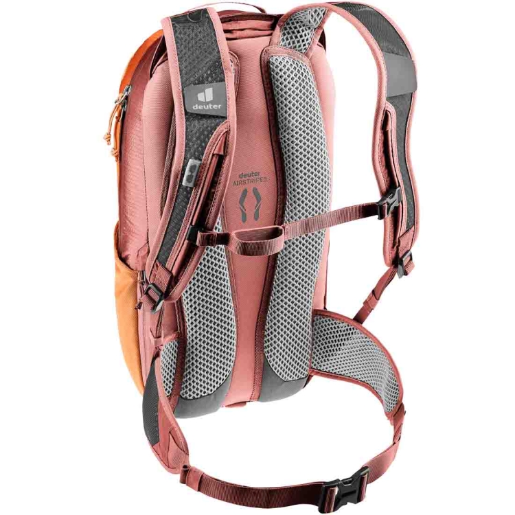 Lekki plecak rowerowy Deuter Race 12 - Chestnut-Redwood