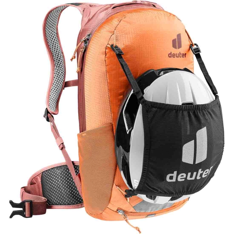 Lekki plecak rowerowy Deuter Race 12 - Chestnut-Redwood