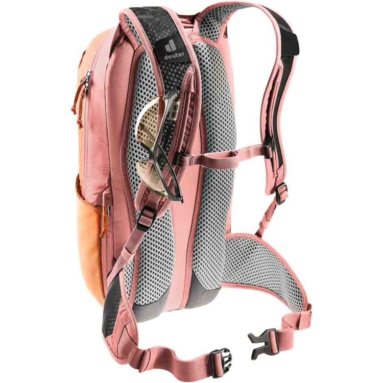 Lekki plecak rowerowy Deuter Race 12 - Chestnut-Redwood