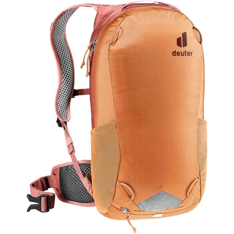 Lekki plecak rowerowy Deuter Race 12 - Chestnut-Redwood