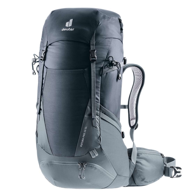 Hikkingowy plecak damski Deuter Futura Pro 38 SL-Black-Graphite
