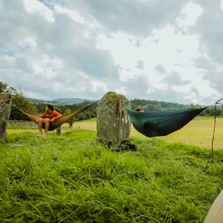 Hamak Ticket To The Moon Compact Hammock - Dark Green