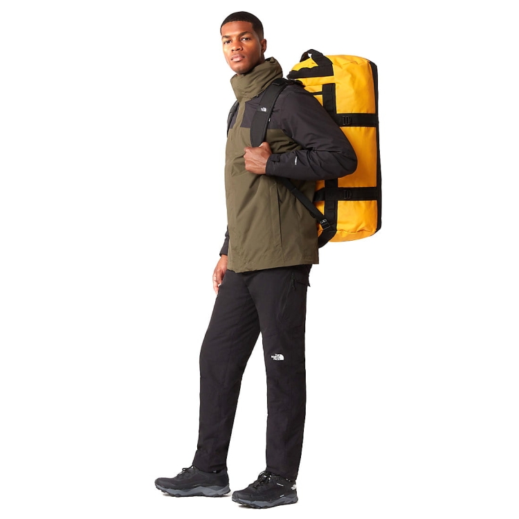 Torba podróżna The North Face Base Camp Duffel M - Summit Gold-TNF Black