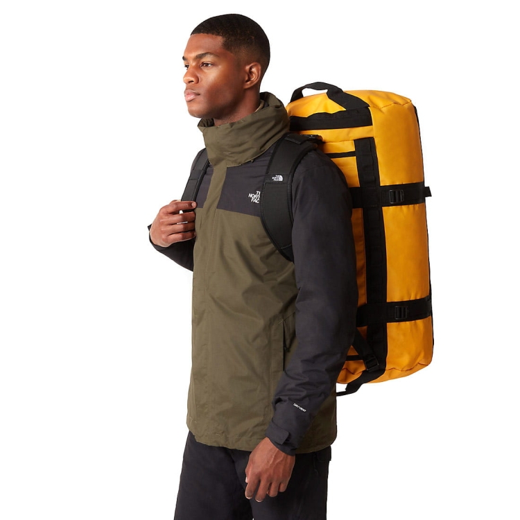 Torba podróżna The North Face Base Camp Duffel M - Summit Gold-TNF Black