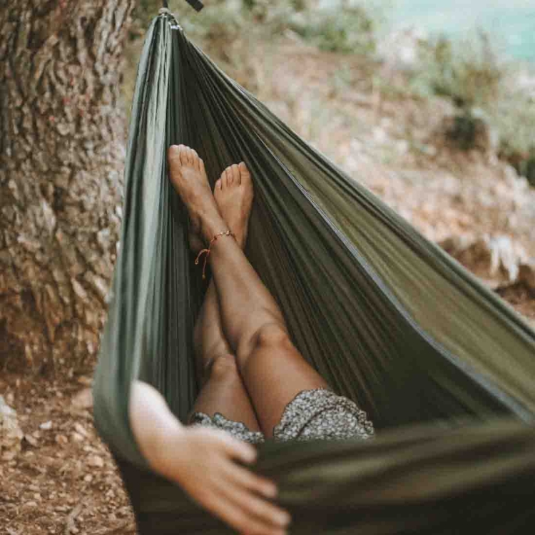 Hamak Ticket To The Moon Oryginal Hammock - Army Green/Brown