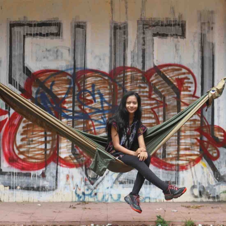 Hamak Ticket To The Moon Oryginal Hammock - Army Green/Brown
