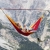 Hamak Ticket To The Moon Oryginal Hammock - Burgundy/Dark Yellow