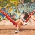Hamak Ticket To The Moon Oryginal Hammock - Burgundy/Dark Yellow