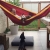 Hamak Ticket To The Moon Oryginal Hammock - Burgundy/Dark Yellow