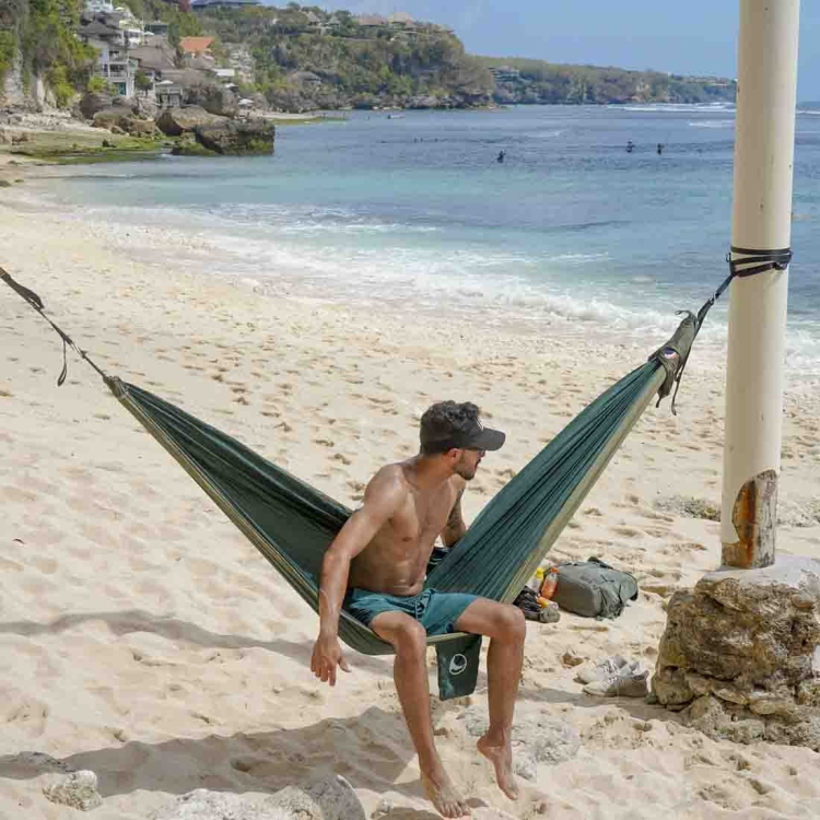 Hamak Ticket To The Moon Oryginal Hammock - Dark Green/Army Green