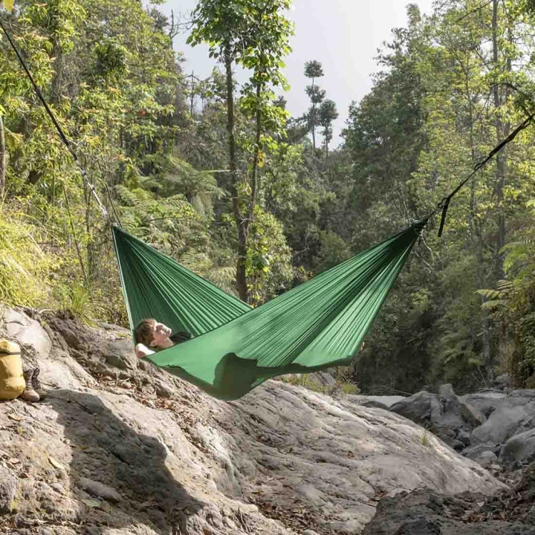 Hamak Ticket To The Moon Lightest Hammock - Forest/Green