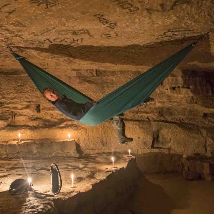 Hamak Ticket To The Moon Lightest Hammock - Forest/Green