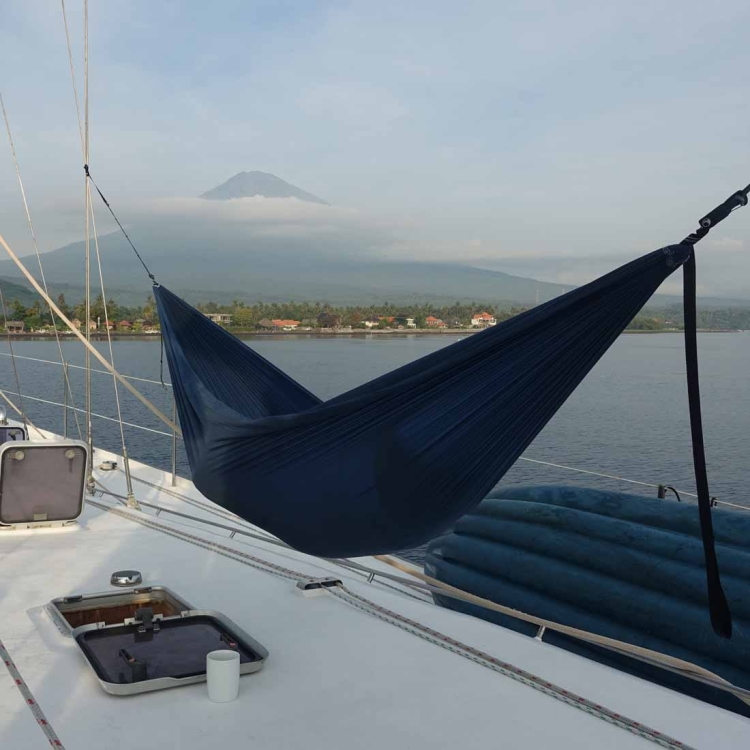 Hamak Ticket To The Moon Lightest Hammock - Navy Blue