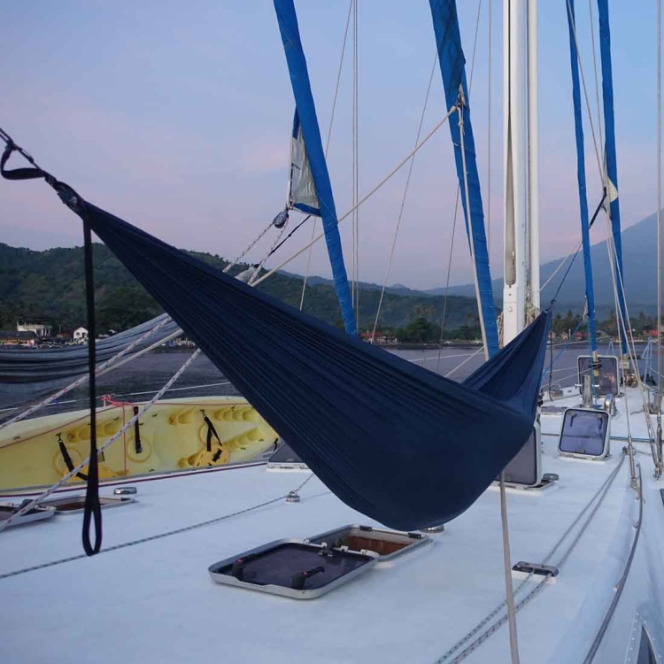 Hamak Ticket To The Moon Lightest Hammock - Navy Blue