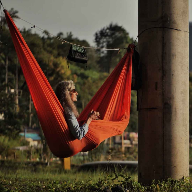 Hamak Ticket To The Moon Lightest Hammock - Orange