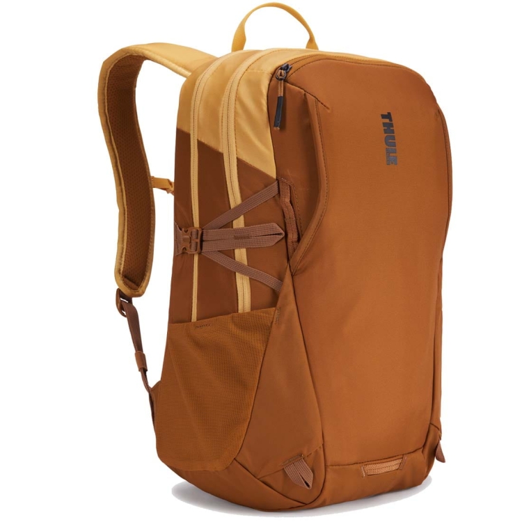 Dwukomorowy plecak miejski na laptopa Thule EnRoute 23L - Ochre/Golden