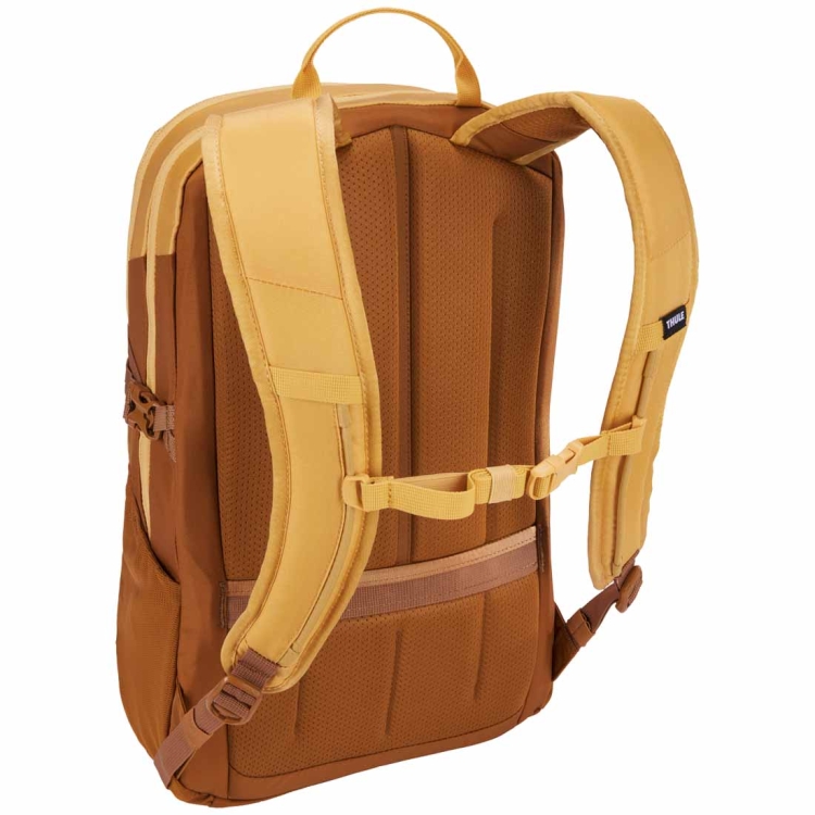 Dwukomorowy plecak miejski na laptopa Thule EnRoute 23L - Ochre/Golden