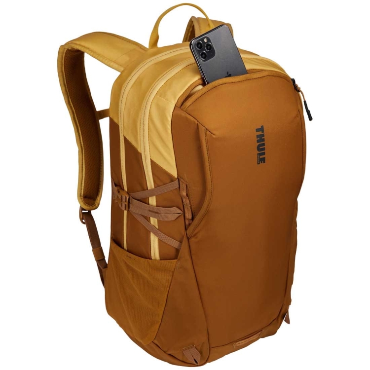 Dwukomorowy plecak miejski na laptopa Thule EnRoute 23L - Ochre/Golden