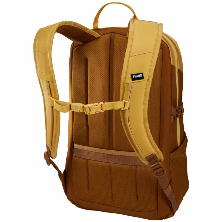 Dwukomorowy plecak miejski na laptopa Thule EnRoute 23L - Ochre/Golden