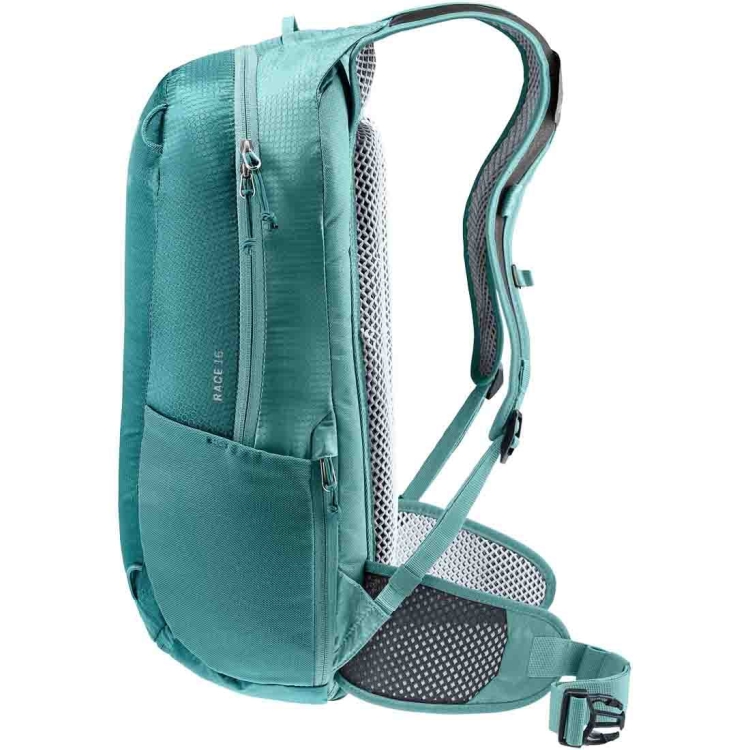 Lekki plecak rowerowy Deuter Race 16 - Deepsea-Jade