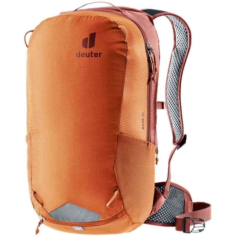 Lekki plecak rowerowy Deuter Race 16 - Chestnut Redwood