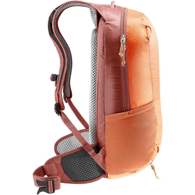 Lekki plecak rowerowy Deuter Race 16 - Chestnut Redwood
