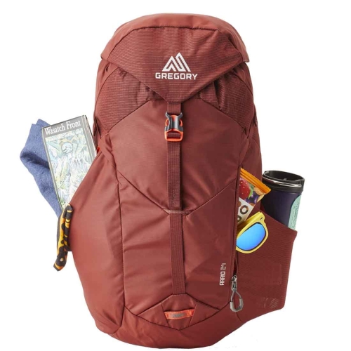 Lekki plecak turystyczny Gregory Arrio 24 - Brick Red