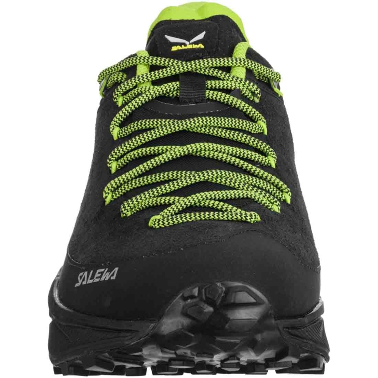 Męskie buty hakingowe Salewa Dropline Leather MS - Black/Pale Frog