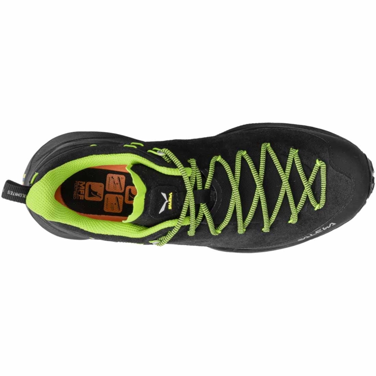 Męskie buty hakingowe Salewa Dropline Leather MS - Black/Pale Frog