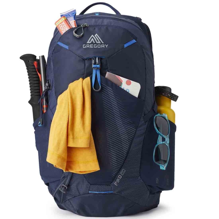 Elastyczny plecak hikingowy Gregory Miko 20 - Volt Blue