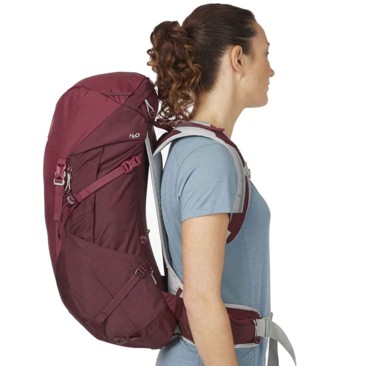 Damski plecak trekkingowy Lowe Alpine AirZone Trail ND28 - Deep Heather/Raspberry