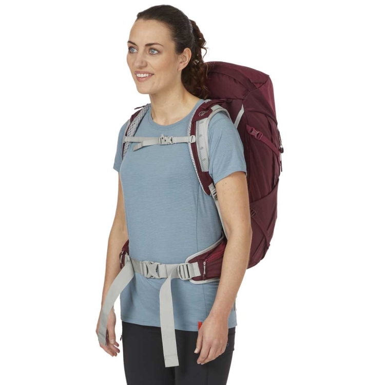 Damski plecak trekkingowy Lowe Alpine AirZone Trail ND28 - Deep Heather/Raspberry