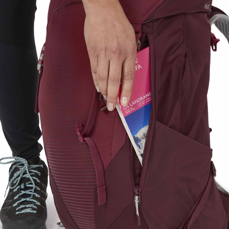 Damski plecak trekkingowy Lowe Alpine AirZone Trail ND28 - Deep Heather/Raspberry