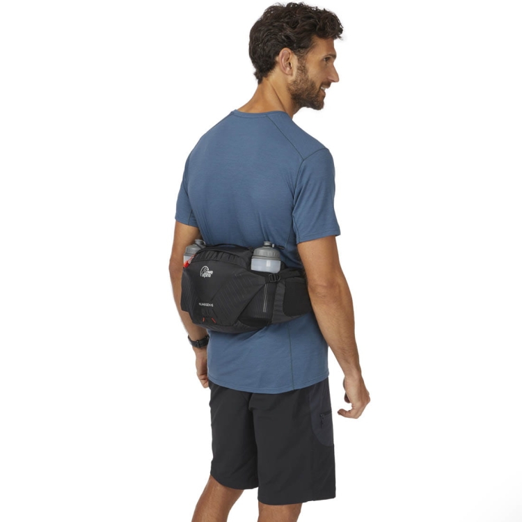 Biodrówka z dwoma bidonami Lowe Alpine Nijmegen 6 - Black