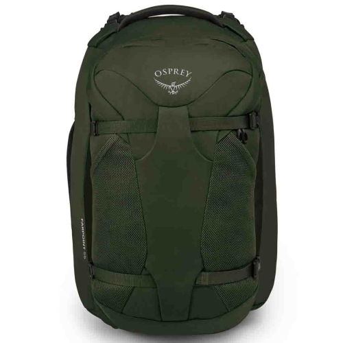 Męski plecak podróżny Osprey Farpoint 55 – Gopher Green