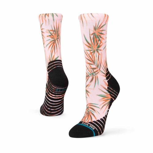 Damskie skarpety Stance PERFORMANCE - Tropix Crew Pink