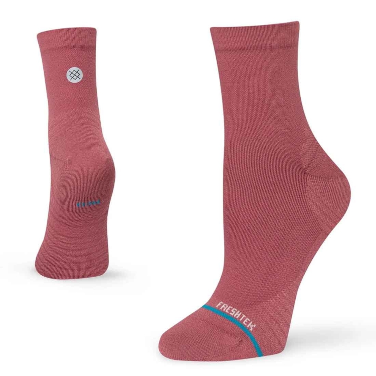 Damskie skarpety biegowe Stance ROUGE QTR - Rebel Rose