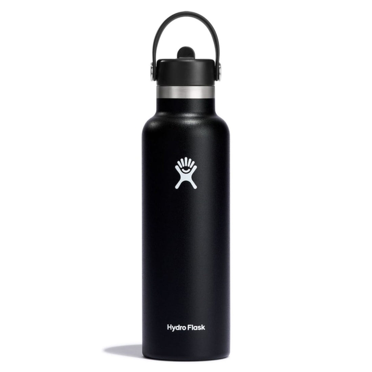 Butelka termiczna 621ml Hydro Flask Standard Mouth Straw Cap 21oz - Black