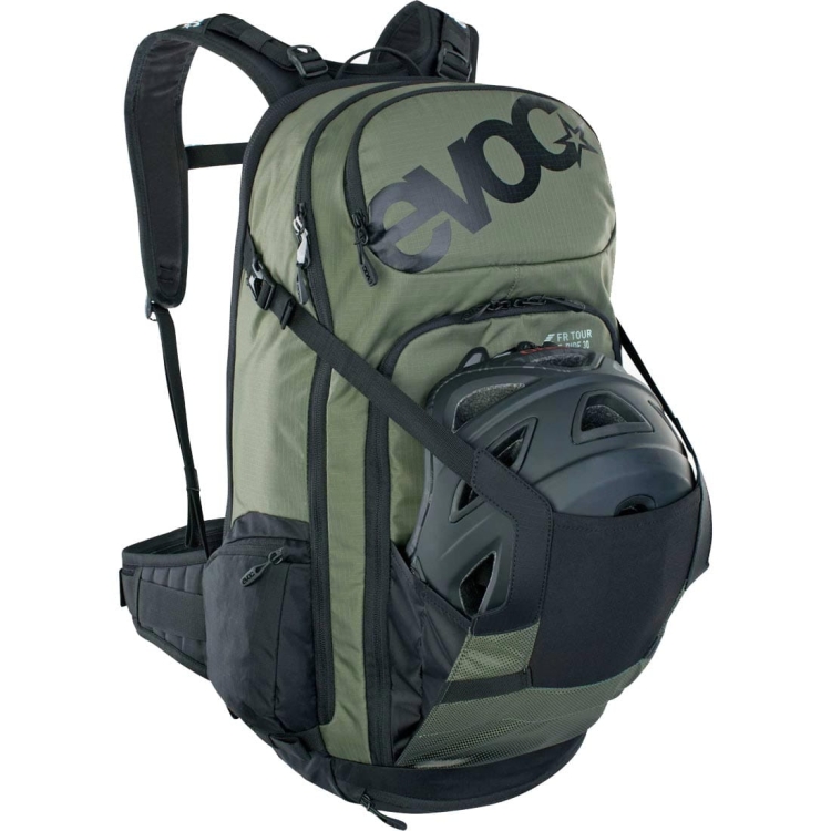 Plecak rowerowy z protektorem Evoc FR Tour E-RIDE 30 - Dark Olive-Black M/L