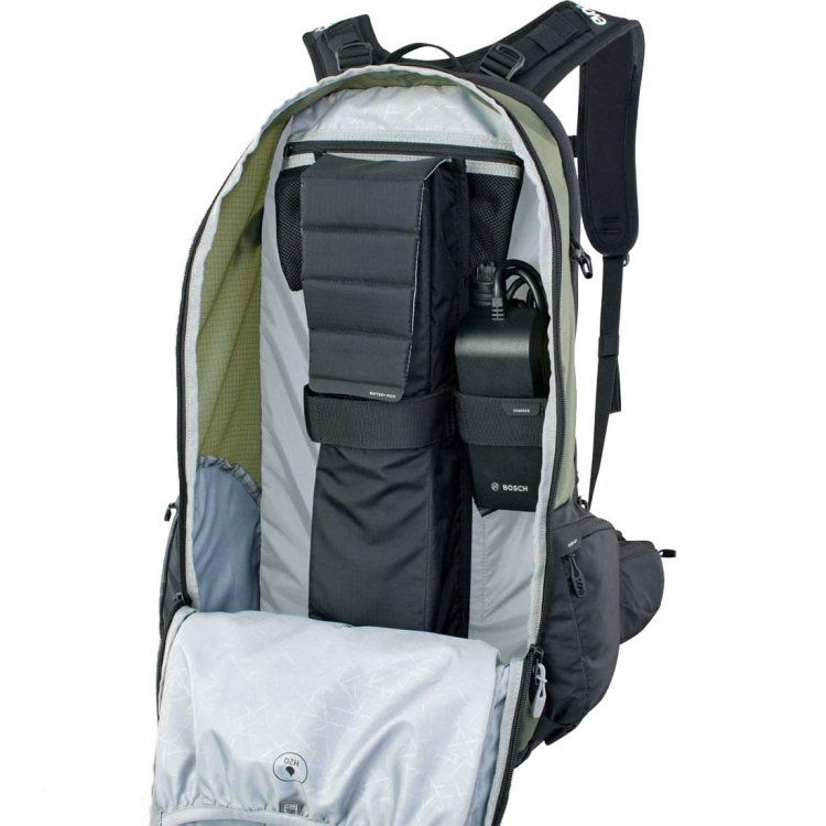 Plecak rowerowy z protektorem Evoc FR Tour E-RIDE 30 - Dark Olive-Black M/L