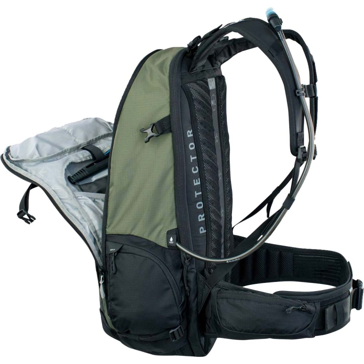 Plecak rowerowy z protektorem Evoc FR Tour E-RIDE 30 - Dark Olive-Black M/L