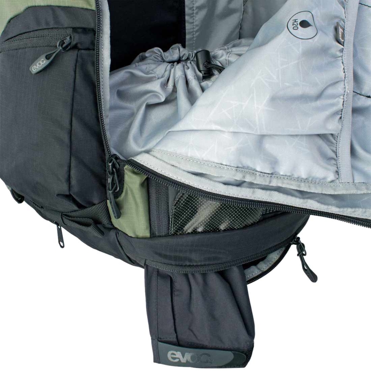 Plecak rowerowy z protektorem Evoc FR Tour E-RIDE 30 - Dark Olive-Black M/L