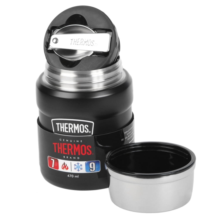 Termos obiadowy THERMOS King Food Jar 470ml Matte Black