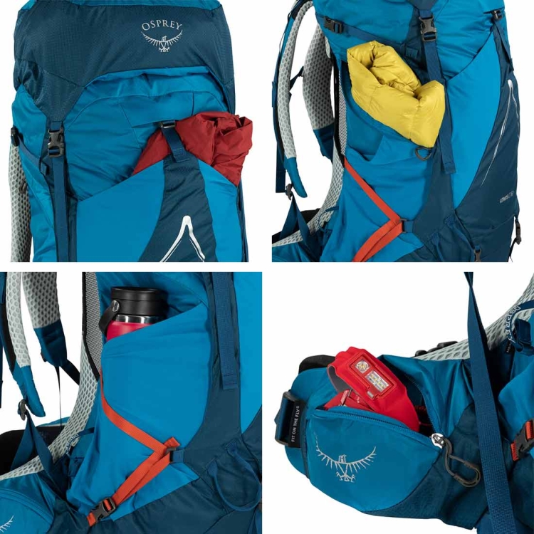 Trekingowy plecak męski Osprey Atmos AG LT 65 S/M - Black