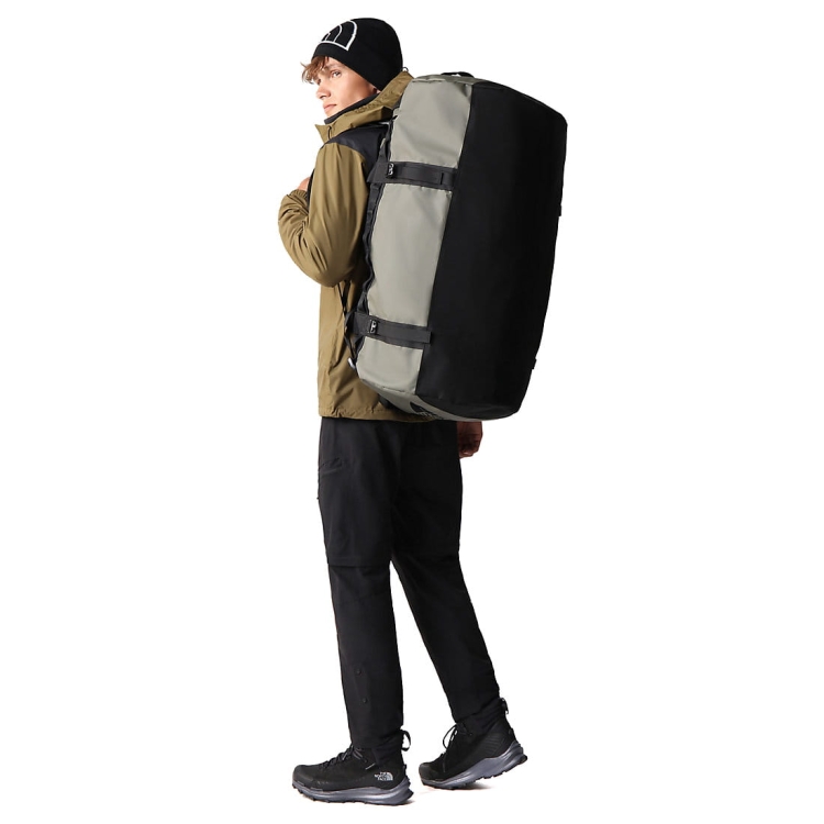 Torba podróżna The North Face Base Camp Duffel L - New Taupe Green-TNF Black