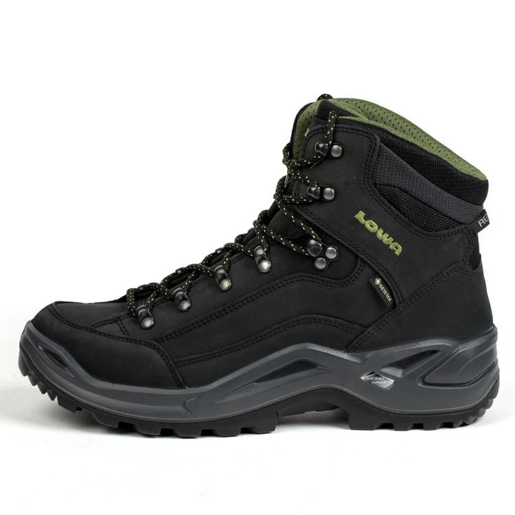 Męskie buty trekkingowe Lowa Renegade GTX MID - Black/Olive