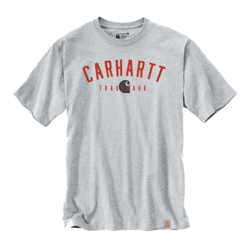 Koszulka Carhartt Heavyweight Trademark Graphic T-Shirt - Heather Grey